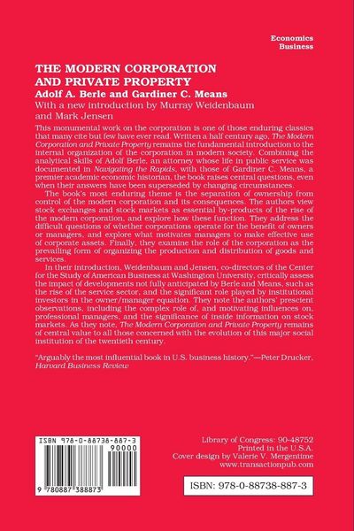 Produktbild: The Modern Corporation and Private Property