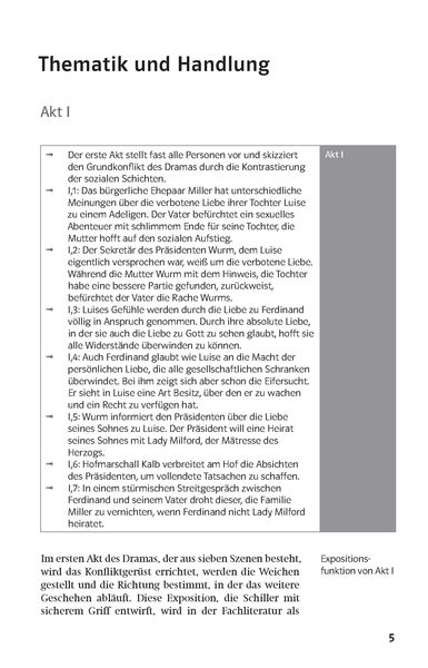 Produktbild: Lekt&uuml;rehilfen Friedrich Schiller 'Kabale und Liebe'
