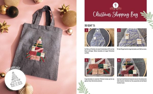 Produktbild: Mein Adventskalender-Buch &ndash;&nbsp;Stickzauber