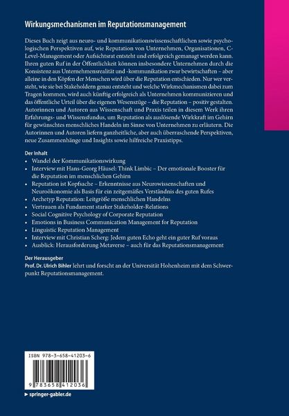 Produktbild: Wirkungsmechanismen im Reputationsmanagement