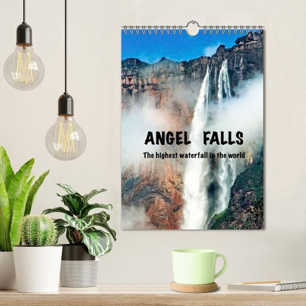 Produktbild: Angel Falls The tallest waterfall in the world (Wall Calendar 2026 DIN A4 portrait), CALVENDO 12 Month Wall Calendar