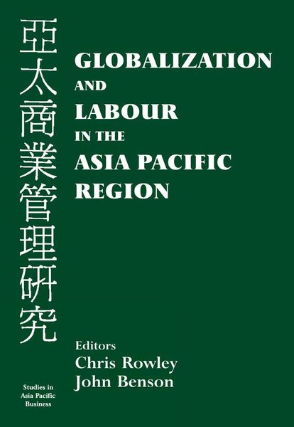 Produktbild: Globalization and Labour in the Asia Pacific
