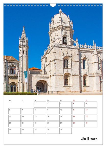 Produktbild: Lissabon - ein Traumreiseziel (Wandkalender 2026 DIN A3 hoch), CALVENDO Monatskalender