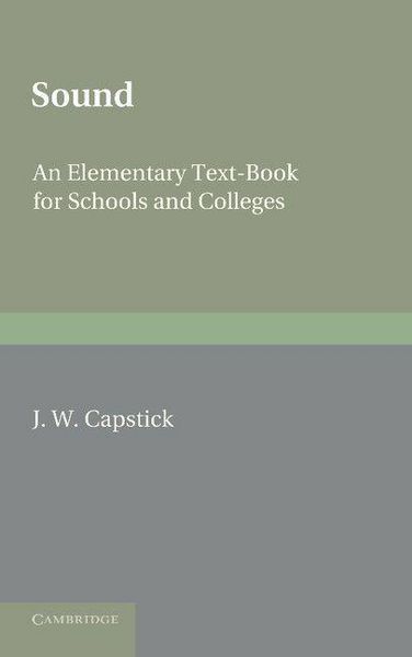 Produktbild: Sound. by J.W. Capstick