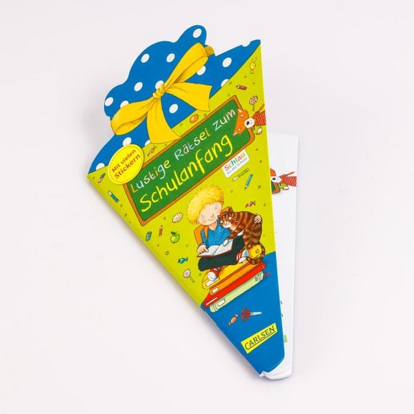 Produktbild: Schlau f&uuml;r die Schule: Lustige R&auml;tsel zum Schulanfang (Schult&uuml;te blau)