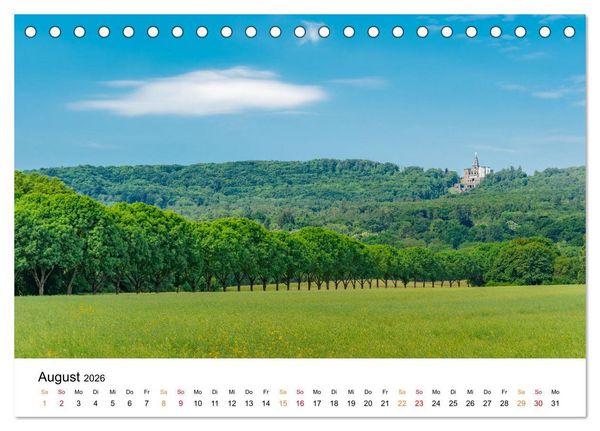 Produktbild: Kassel - wundersch&ouml;ne Stadt in Nordhessen (Tischkalender 2026 DIN A5 quer), CALVENDO Monatskalender