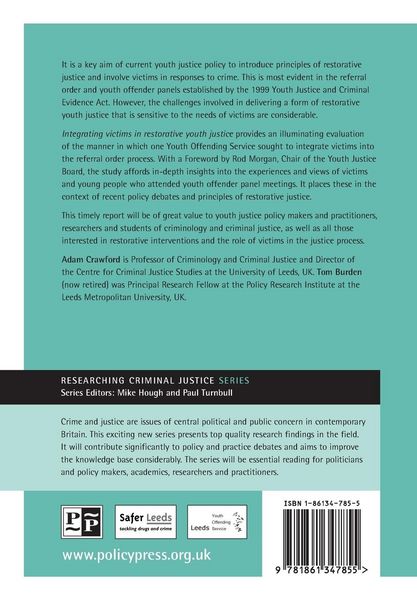 Produktbild: Integrating victims in restorative youth justice
