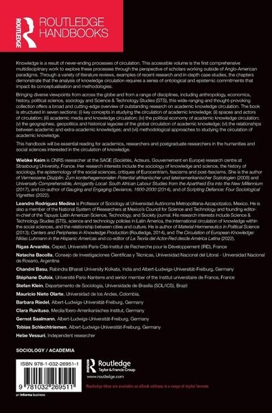 Produktbild: Routledge Handbook of Academic Knowledge Circulation