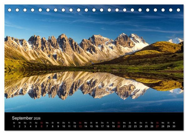 Produktbild: Innsbruck - Capital of the Alps (Tischkalender 2026 DIN A5 quer), CALVENDO Monatskalender
