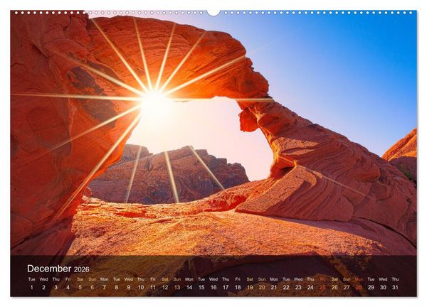 Produktbild: USA the wonderful Southwest (Wall Calendar 2026 DIN A2 landscape), CALVENDO 12 Month Wall Calendar