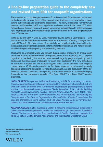 Produktbild: Revised Form 990