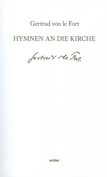 Produktbild: Hymnen an die Kirche