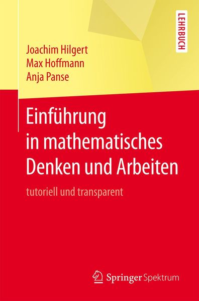 Produktbild: Einf&uuml;hrung in mathematisches Denken und Arbeiten