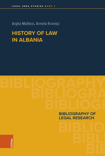 Produktbild: History of Law in Albania