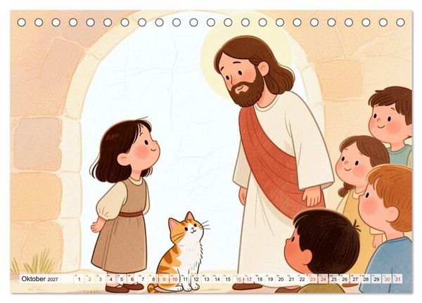 Produktbild: Luna, Minka und die Bibel (Tischkalender 2027 DIN A5 quer), CALVENDO Monatskalender