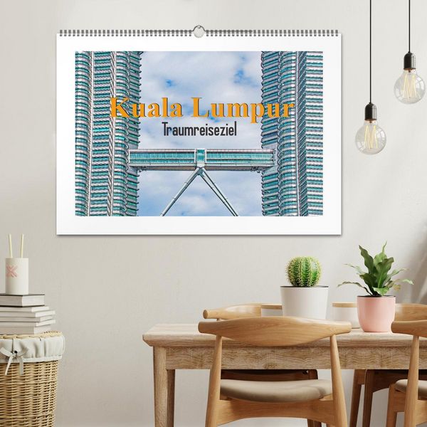 Produktbild: Kuala Lumpur - Traumreiseziel (Wandkalender 2026 DIN A2 quer), CALVENDO Monatskalender