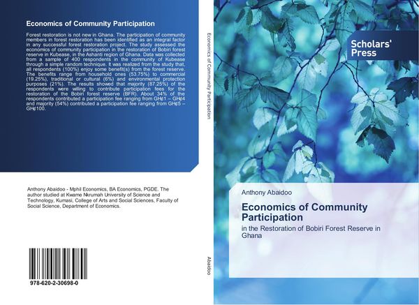 Produktbild: Economics of Community Participation