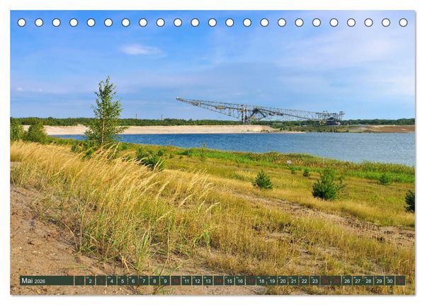 Produktbild: Lausitzer Seenland - Junge Urlaubsregion mit einzigartiger Wasserlandschaft (Tischkalender 2026 DIN A5 quer), CALVENDO Monatskalender