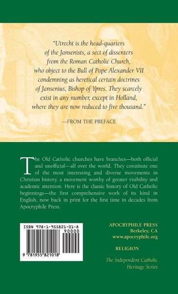 Produktbild: History of the So-Called Jansenist Church of Holland