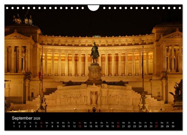 Produktbild: Vade mecum Romam - Geh mit mir nach Rom (Wandkalender 2026 DIN A4 quer), CALVENDO Monatskalender