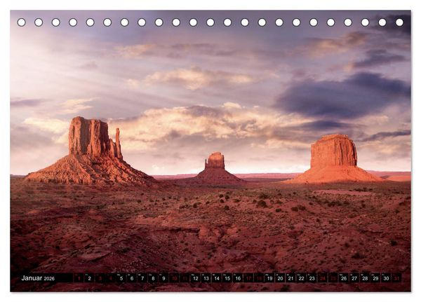 Produktbild: Go West. USA - Die Highlights des S&uuml;dwesten (Tischkalender 2026 DIN A5 quer), CALVENDO Monatskalender