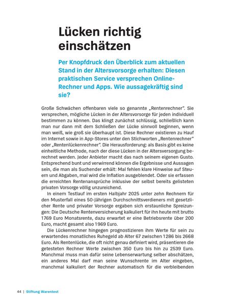 Produktbild: Fr&uuml;her in Rente und Ruhestand