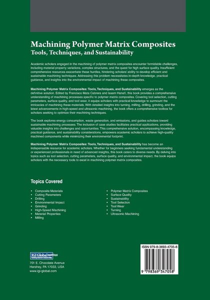 Produktbild: Machining Polymer Matrix Composites