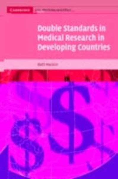 Produktbild: Double Standards in Medical Research in Developing Countries