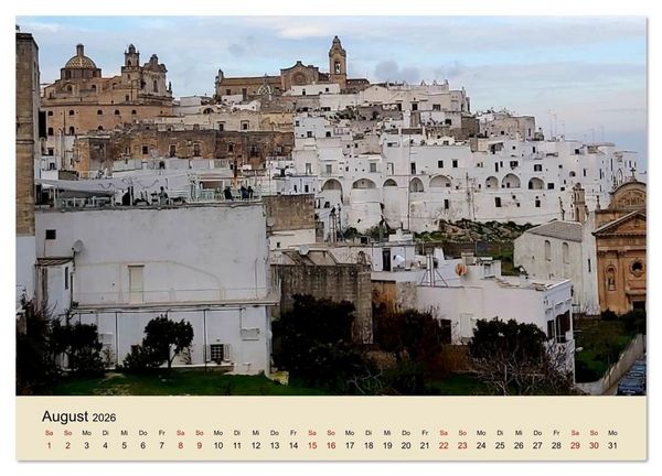 Produktbild: Apulien ... der S&uuml;den Italiens (Wandkalender 2026 DIN A3 quer), CALVENDO Monatskalender