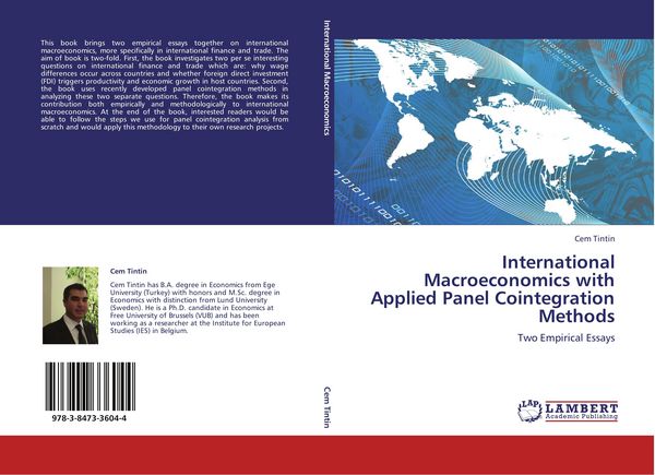 Produktbild: International Macroeconomics with Applied Panel Cointegration Methods