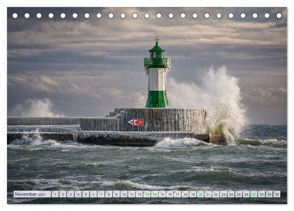 Produktbild: Inseltr&auml;ume R&uuml;gen &ndash; 12 Monate pure Ostsee-Magie (Tischkalender 2027 DIN A5 quer), CALVENDO Monatskalender