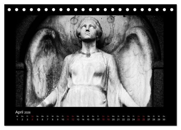 Produktbild: Die Engel von Melaten (Tischkalender 2026 DIN A5 quer), CALVENDO Monatskalender