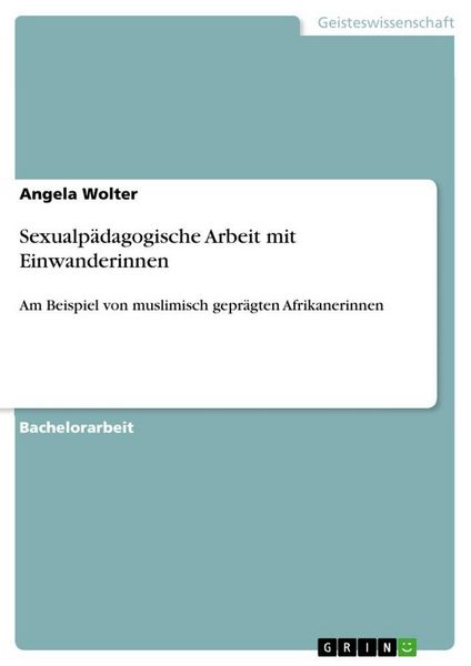 Produktbild: Sexualp&auml;dagogische Arbeit mit Einwanderinnen