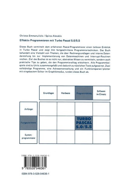 Produktbild: Effektiv Programmieren mit Turbo Pascal 5.0/5.5