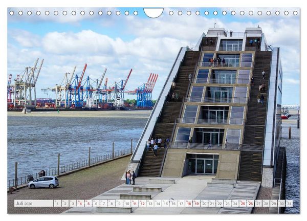 Produktbild: Hamburg. HafenCity, Kontorhausviertel und Speicherstadt. (Wandkalender 2026 DIN A4 quer), CALVENDO Monatskalender
