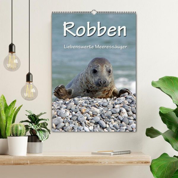 Produktbild: Robben (Wandkalender 2026 DIN A2 hoch), CALVENDO Monatskalender