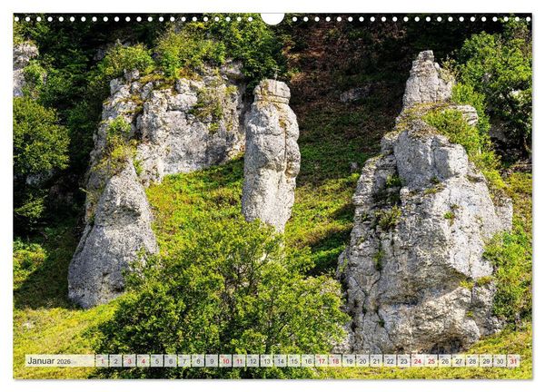 Produktbild: Unterwegs im Gro&szlig;en Lautertal (Wandkalender 2026 DIN A3 quer), CALVENDO Monatskalender