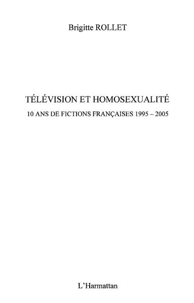Produktbild: Television et homosexualite