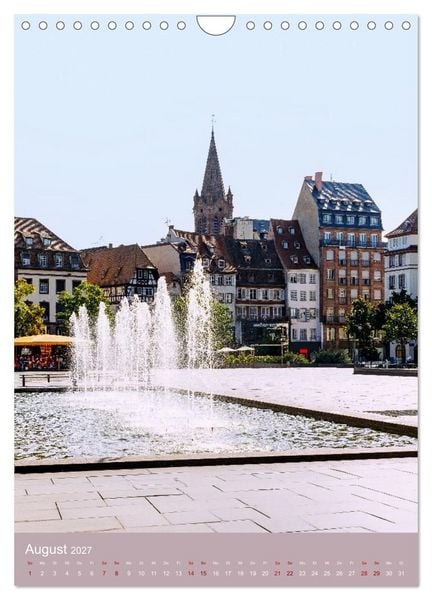 Produktbild: Zeitloses Strasbourg. Kan&auml;le, Fachwerk und els&auml;ssisches Flair (Wandkalender 2027 DIN A4 hoch), CALVENDO Monatskalender