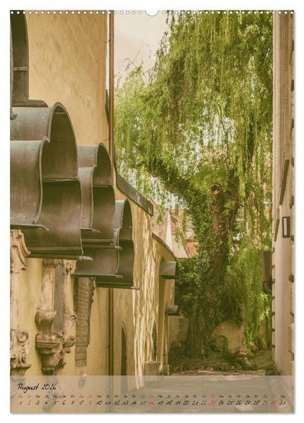 Produktbild: Regensburg - Charme der Altstadt (Wandkalender 2026 DIN A2 hoch), CALVENDO Monatskalender