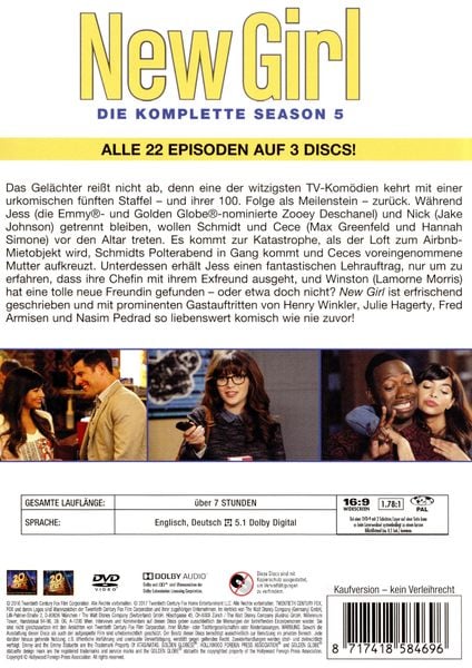 New Girl - Season 5  [3 DVDs]