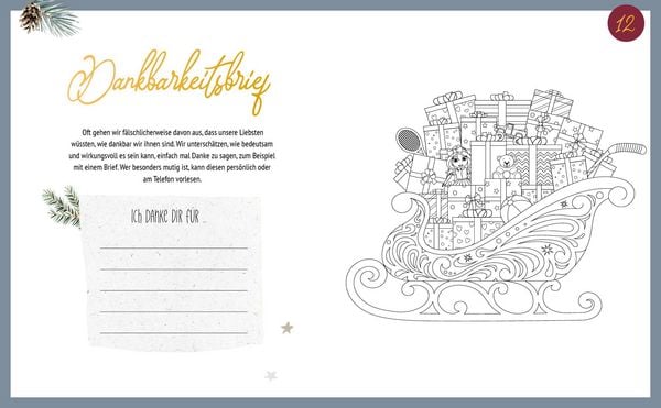 Produktbild: Mein Adventskalender-Buch zum Ausmalen: Colorful Christmas