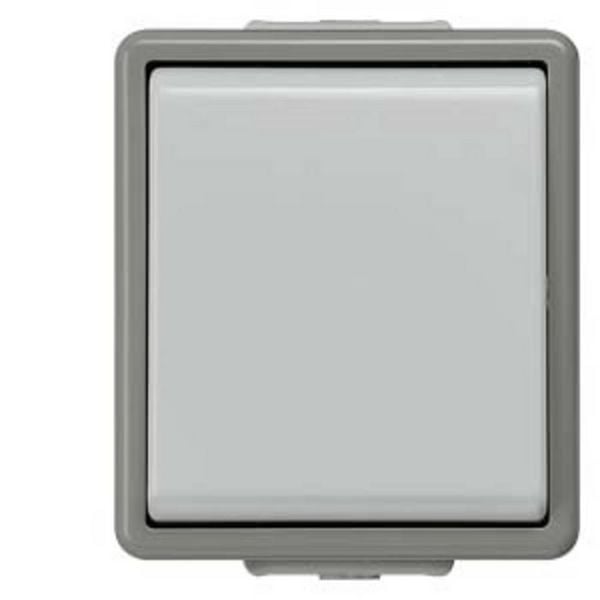 Produktbild: Siemens Schalterprogramm Jalousie-Schalter Delta Grau 5TA4707 1St.