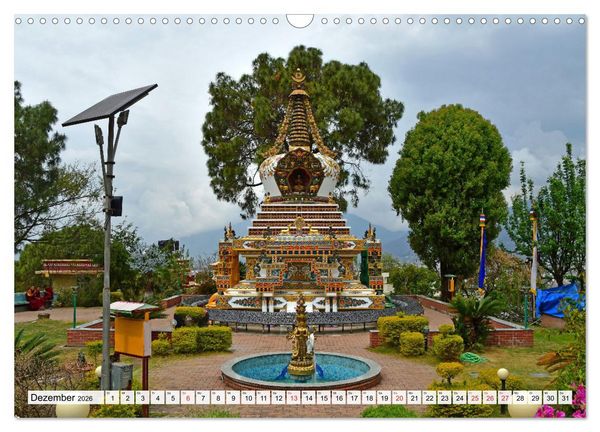 Produktbild: BUDDHISMUS in NEPAL (Wandkalender 2026 DIN A3 quer), CALVENDO Monatskalender