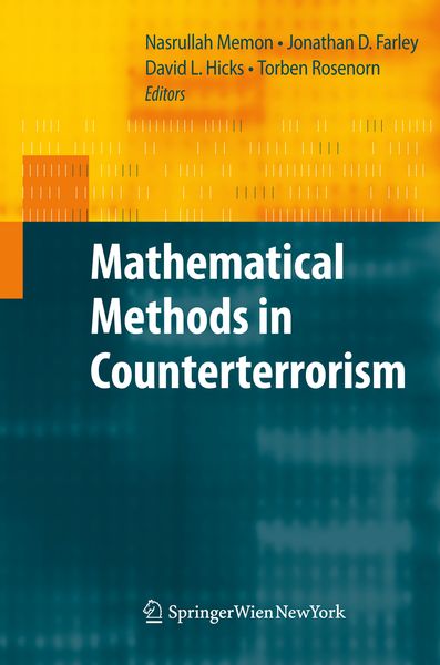 Produktbild: Mathematical Methods in Counterterrorism