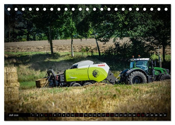 Produktbild: Agrartechnik (Tischkalender 2026 DIN A5 quer), CALVENDO Monatskalender