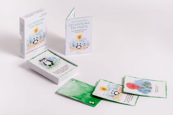 Produktbild: Gelassen wie ein Panda. 44 Achtsamkeits-Karten f&uuml;r jeden Tag