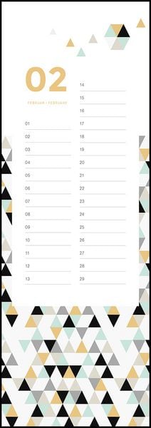 Produktbild: Geburtstagskalender Patterns