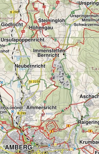 Produktbild: S&uuml;dwestliche Oberpfalz, Neumarkt, Wander - Radkarte 1 : 50 000