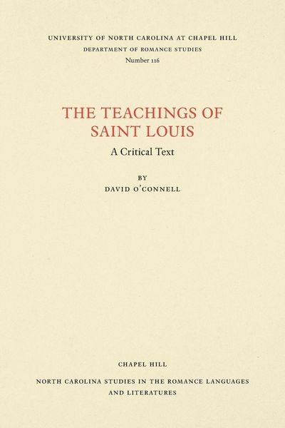 Produktbild: The Teachings of Saint Louis